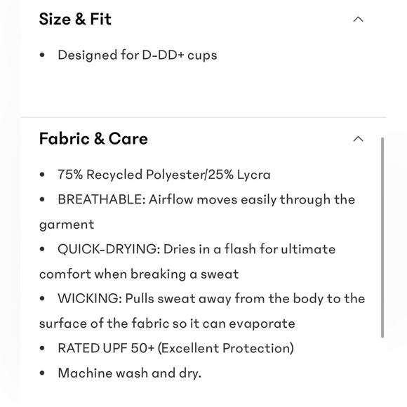 NWT Athleta Train Free Cornflower Bra Size Med ( Best for DD Cups) - Picture 8 of 8